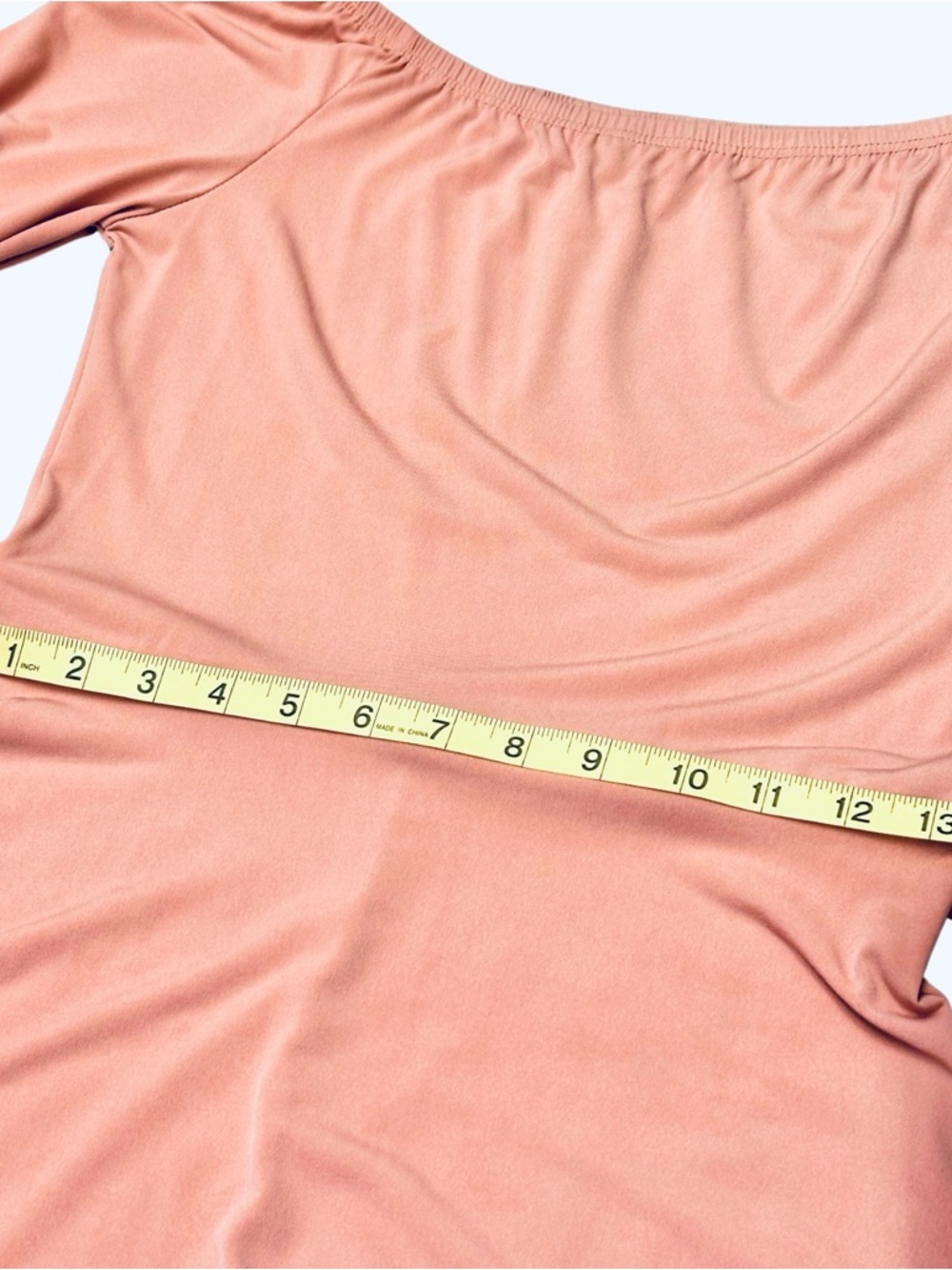 Danielle Emon Blush Pink Off-the-Shoulder Maxi Dress - Size S - Picture 8 of 12